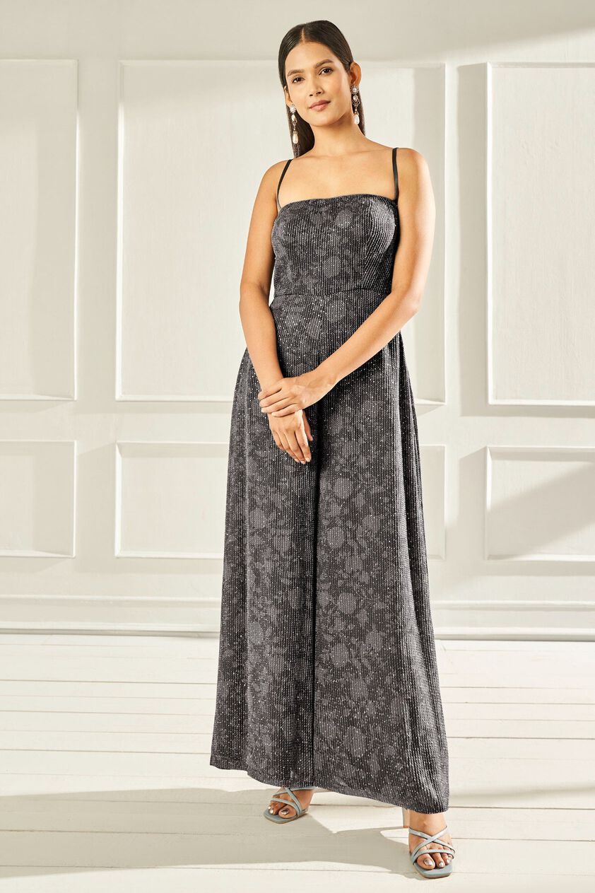 2 - Girls' Night Out - Grey Jumpsuit , image 2