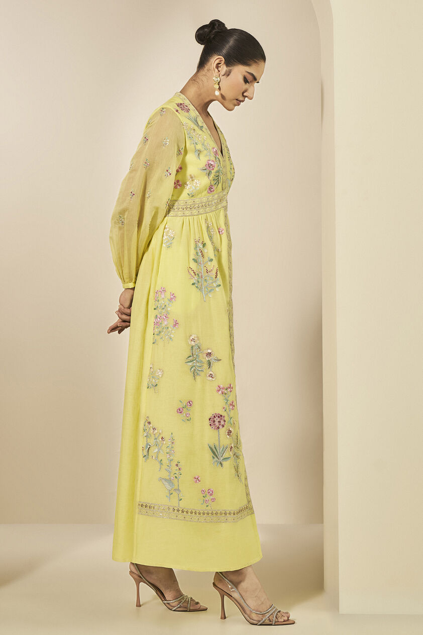 Rhapsody Kaftan - Yellow, Yellow, image 2