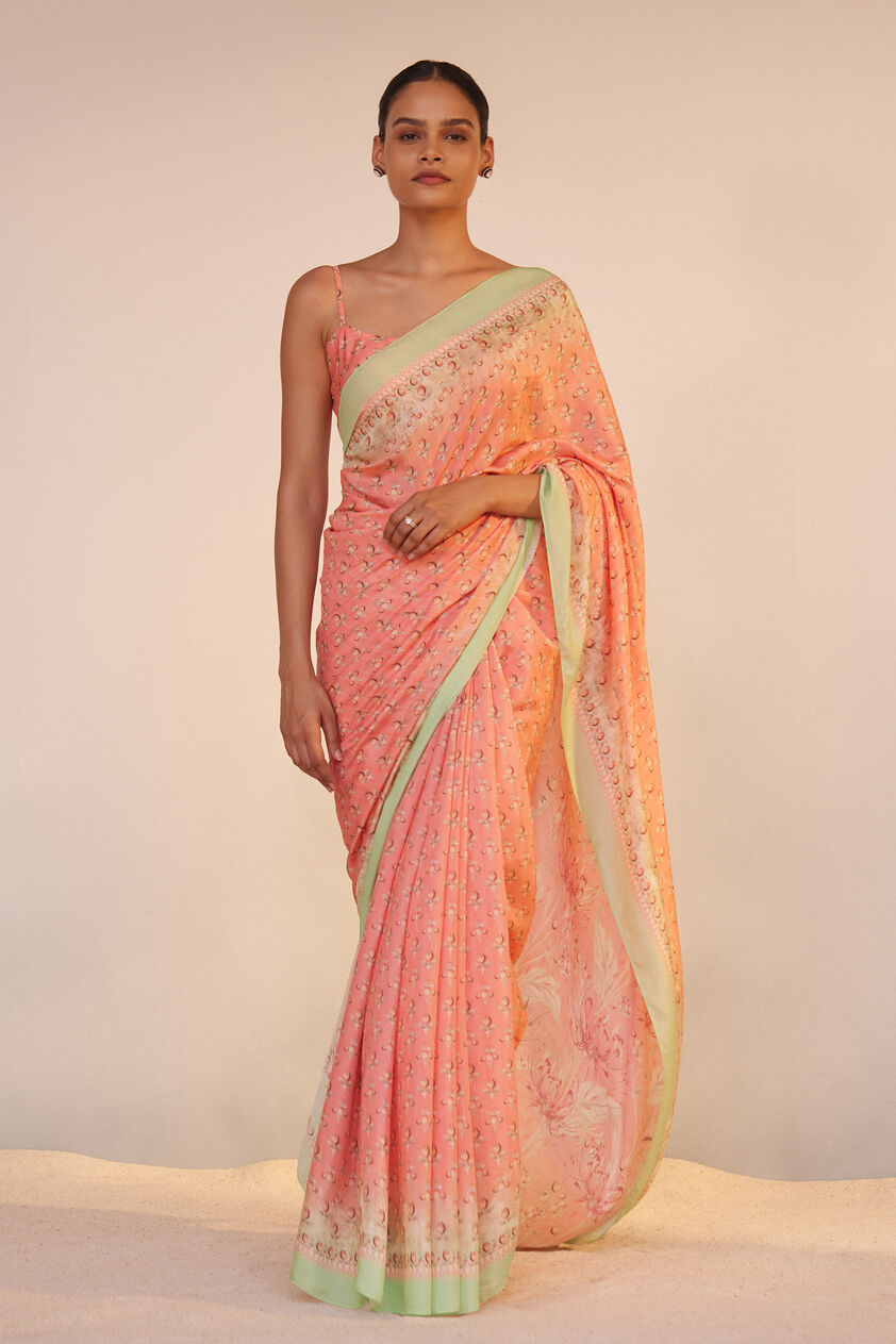 Umaiza Saree - Pink, Pink, image 1