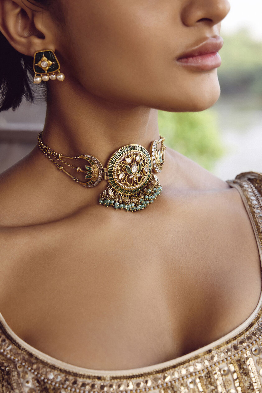 Aamira Choker Necklace, , image 2