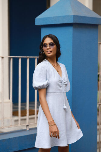 Flora Dress - Powder Blue, Powder Blue, image 4