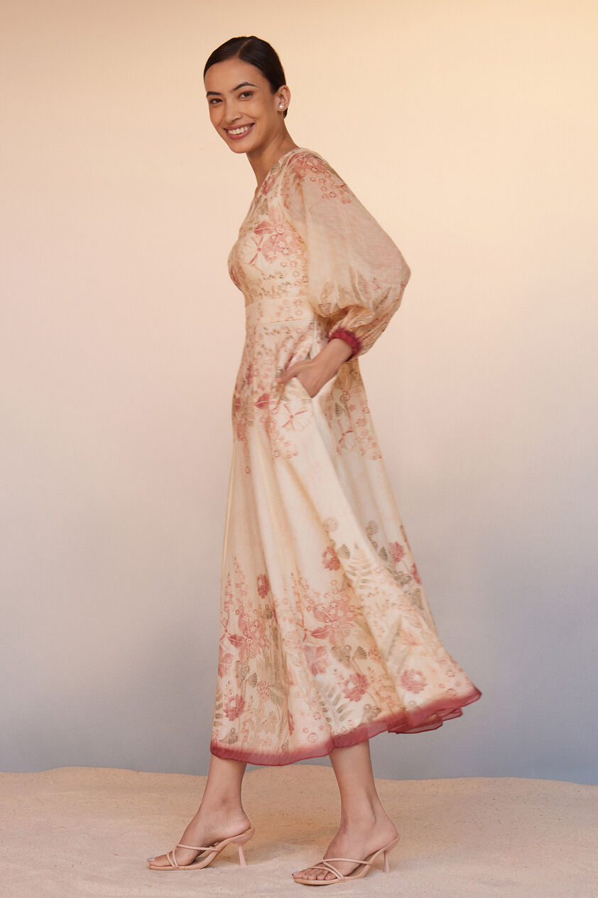 Winslet Dress - Cream, Cream, image 2