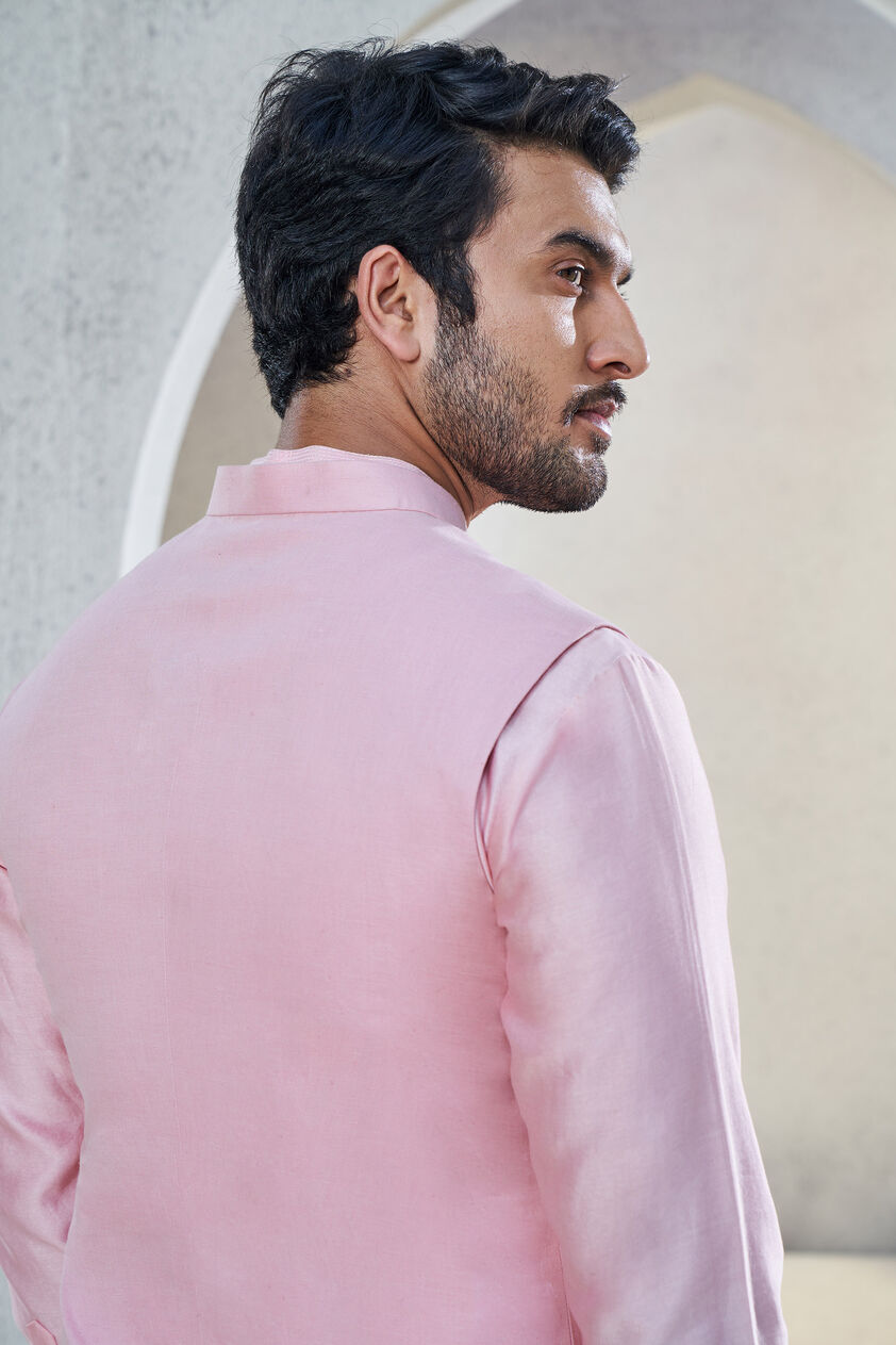 Rayaan Nehru Jacket - Rosewood, Rosewood, image 7