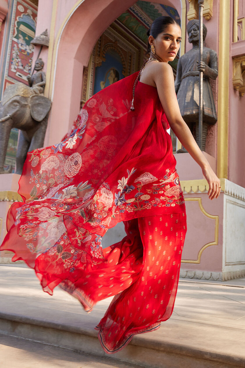 Elaheh Pant Set - Red, Red, image 3