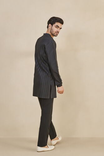 Black Silk Trousers, Black, image 2