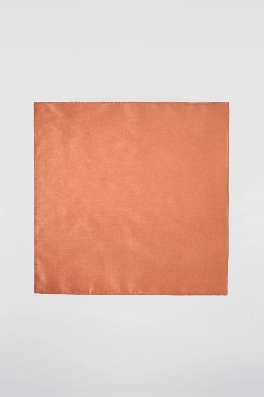 1 - Mazhar Pocket Square – Orange , image 1