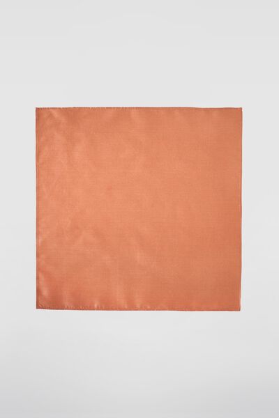 Mazhar Pocket Square - Orange 