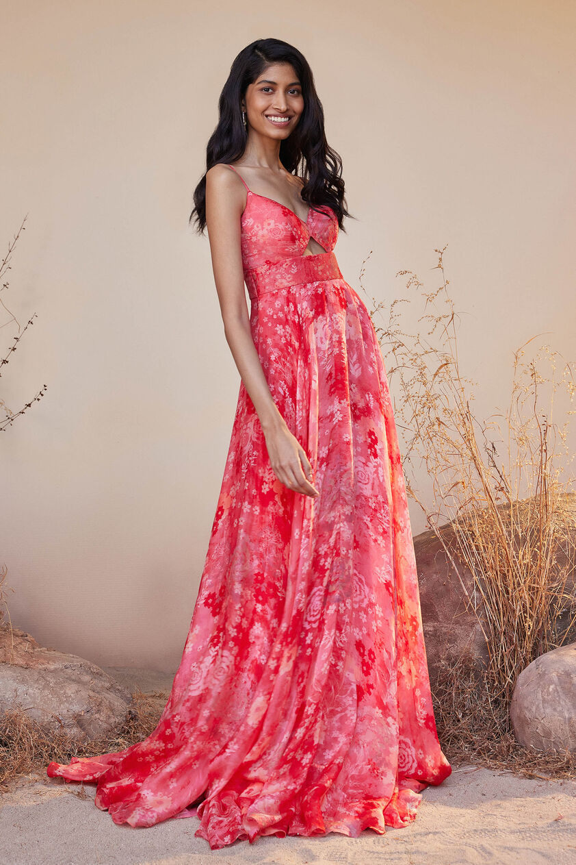 Rosalba Gown - Pink, Pink, image 2