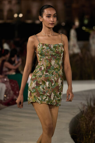 Thalora Embroidered Mini - Brown, Brown, image 3