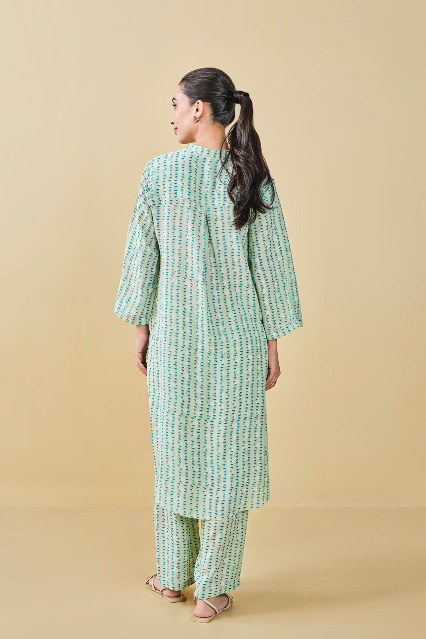 Grove Hand-block Printed Coord  - Sage, Sage, image 7