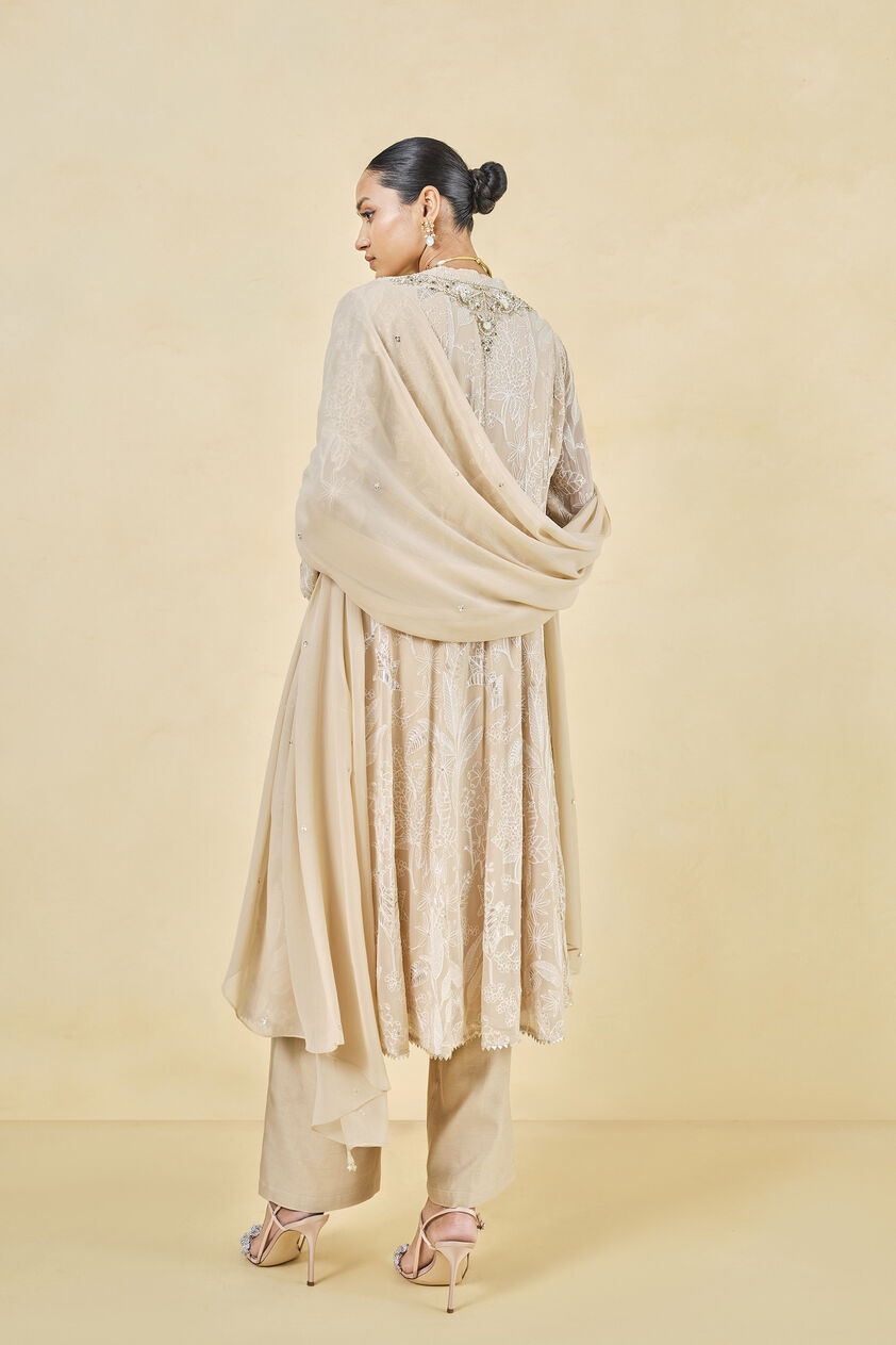 Jahzara Embroidered Suit Set - Flesh, Flesh, image 3