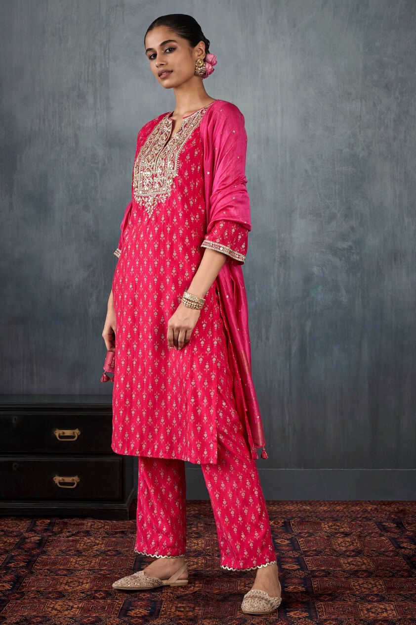 2 - Palika Kurta Set – Pink, image 2