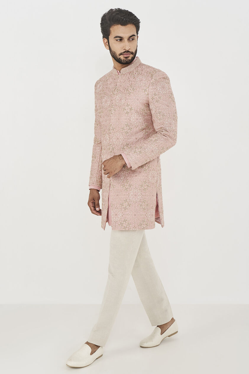 Anishk Sherwani - Pink, Pink, image 2