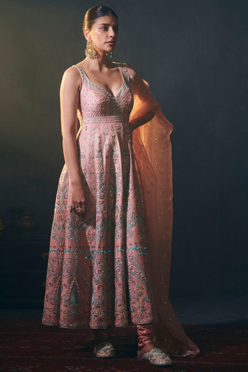 2 - Ghania Kurta Set – Blush, image 2