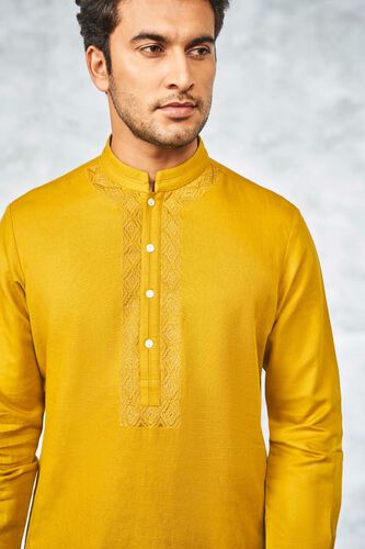 4 - Aveer Kurta – Mustard, image 4