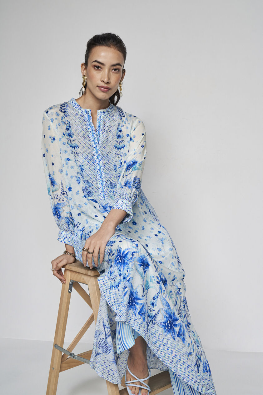 Mranal Kurta Set - White, White, image 4