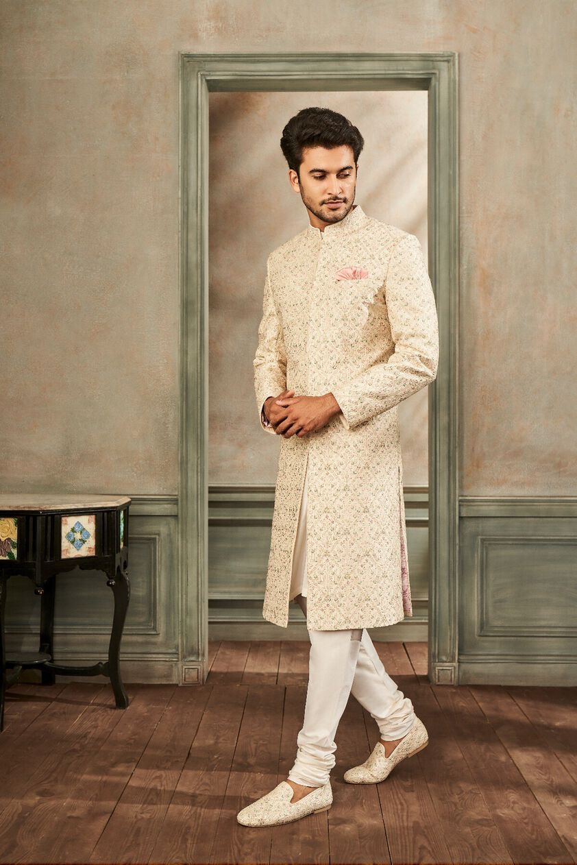 2 - Kunsh Sherwani – Ivory, image 2