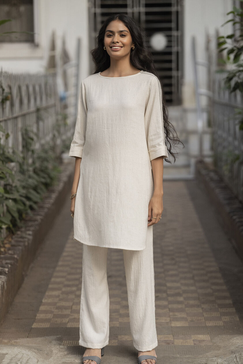 Stroll In The City Coord Set - Off White, Offwhite, image 1