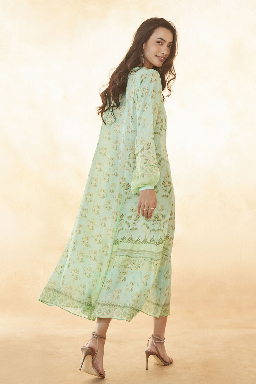 Jarek Tunic Dress - Green, Green, image 3