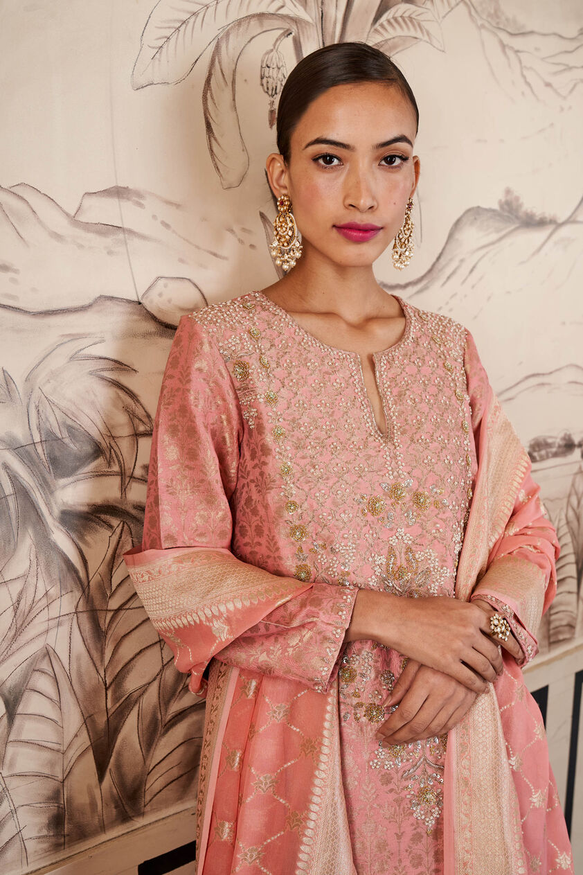 Hemani Kurta Set-Blush, Blush, image 5
