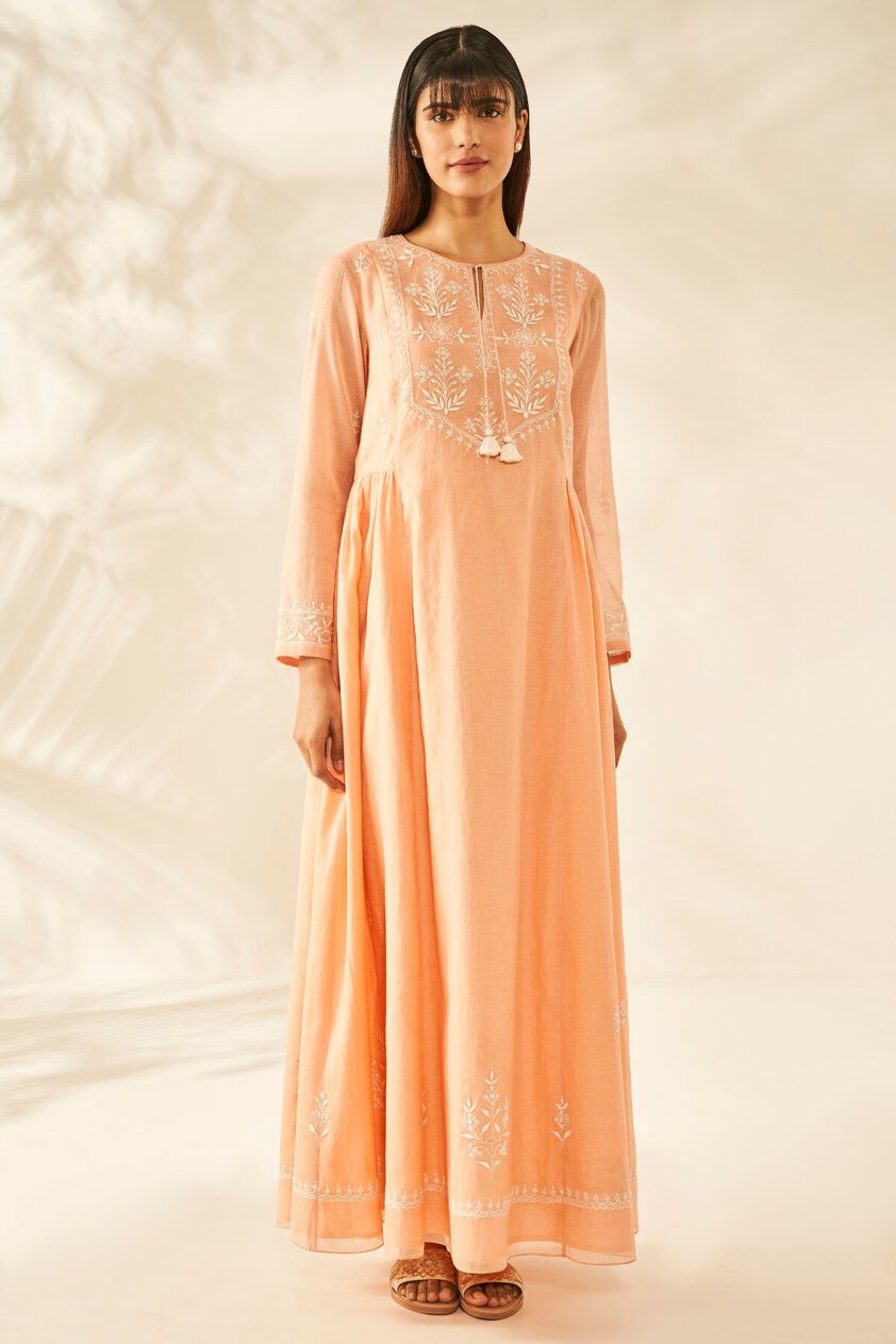 1 - Naira Kaftan - Peach, image 1