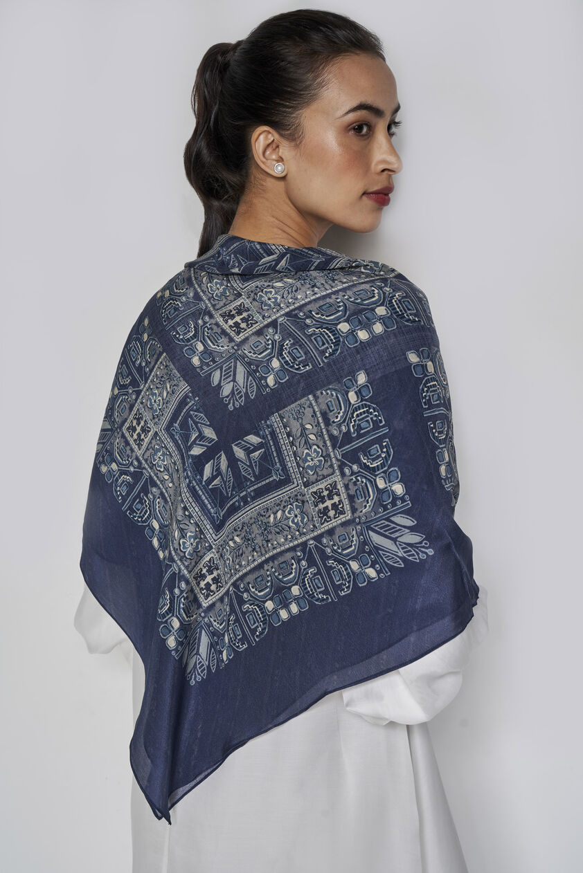 Nokomis Scarf - Blue, Blue, image 3
