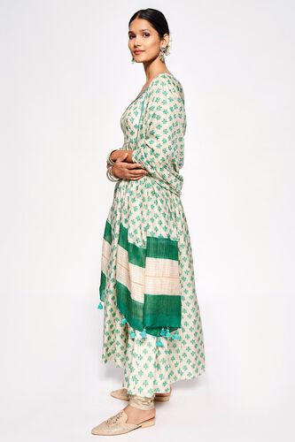 2 - Hoor Anarkali Set – Green, image 2