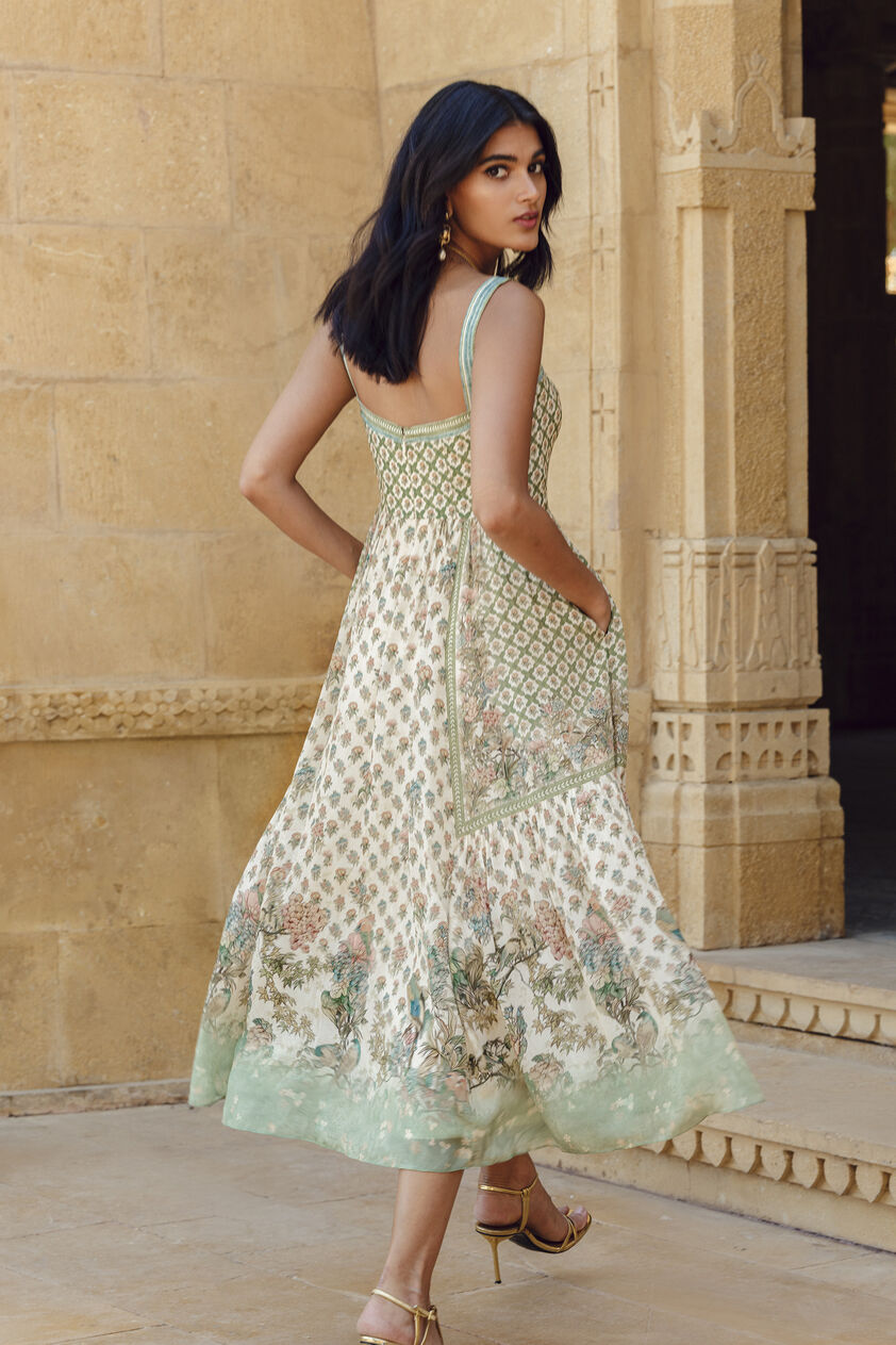 Loraina Dress - Sage, Sage, image 3
