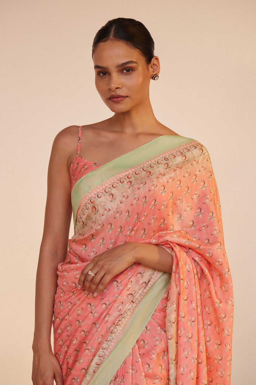 Umaiza Saree - Pink, Pink, image 4