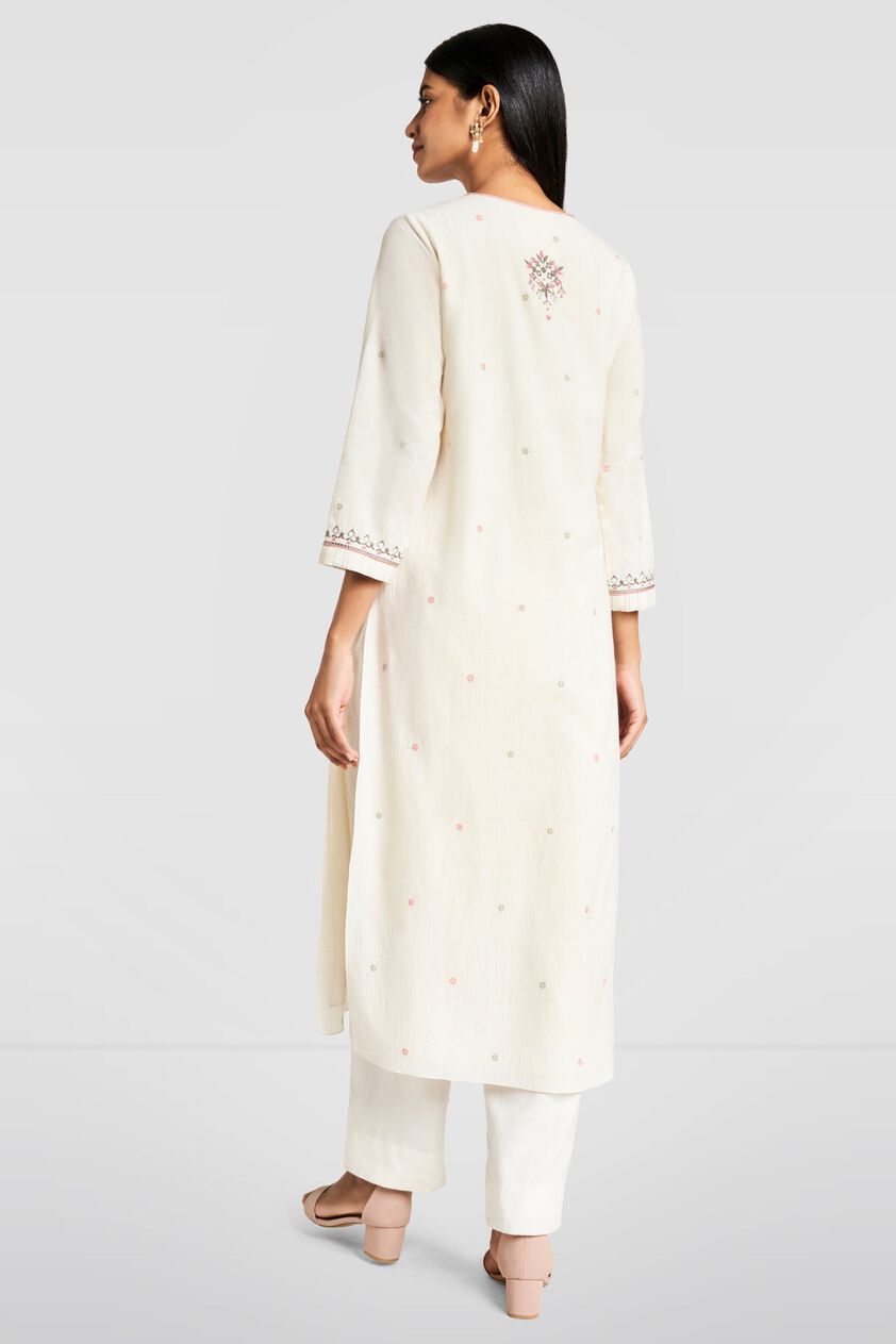 2 - Ivory Jamdani Kurta, image 2
