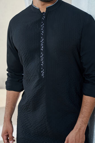 Afraz Kurta - Black, Black, image 8