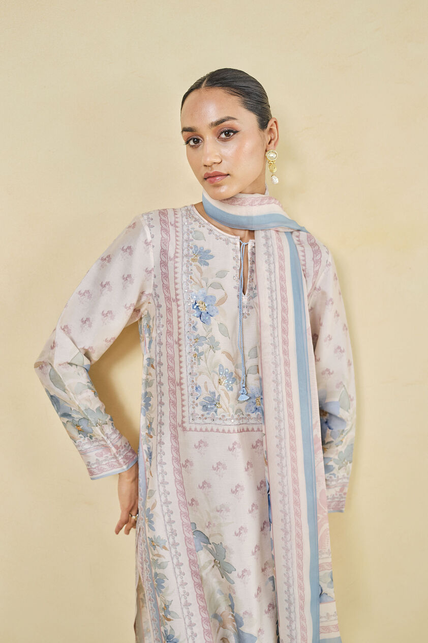 Laverna Embroidered Suit Set - Blush, Blush, image 5
