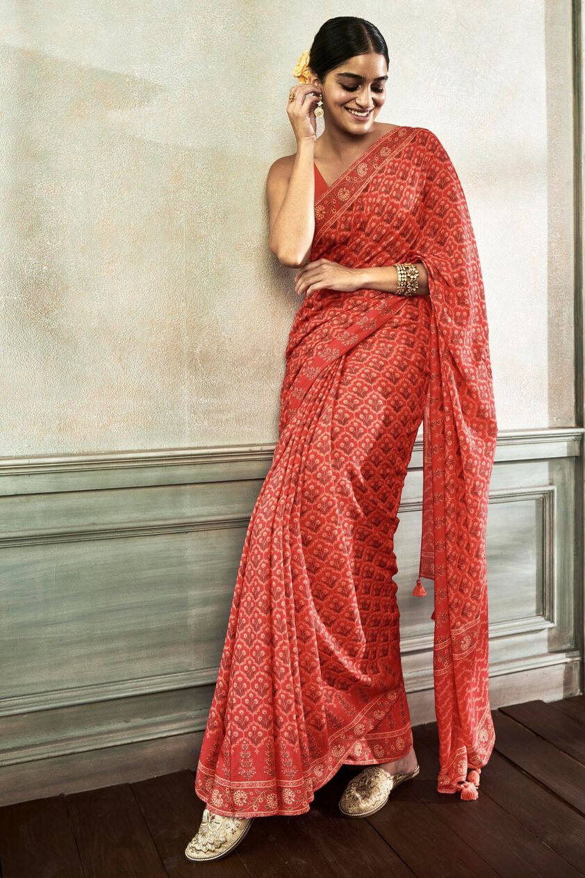 4 - Hea Saree Set &ndash; Magenta, image 4