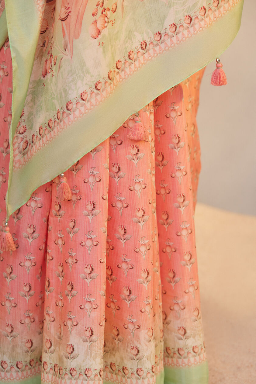 Umaiza Saree - Pink, Pink, image 6