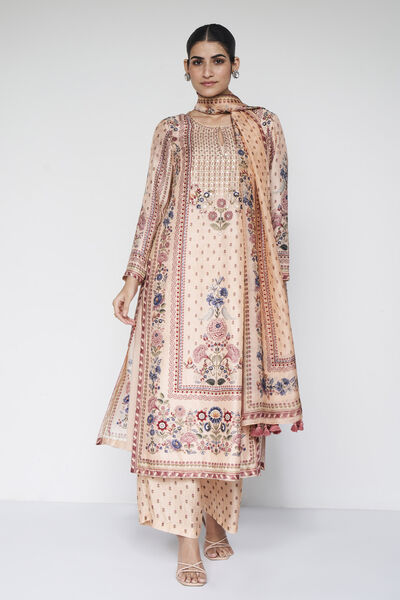 Elnaz Suit Set - Peach