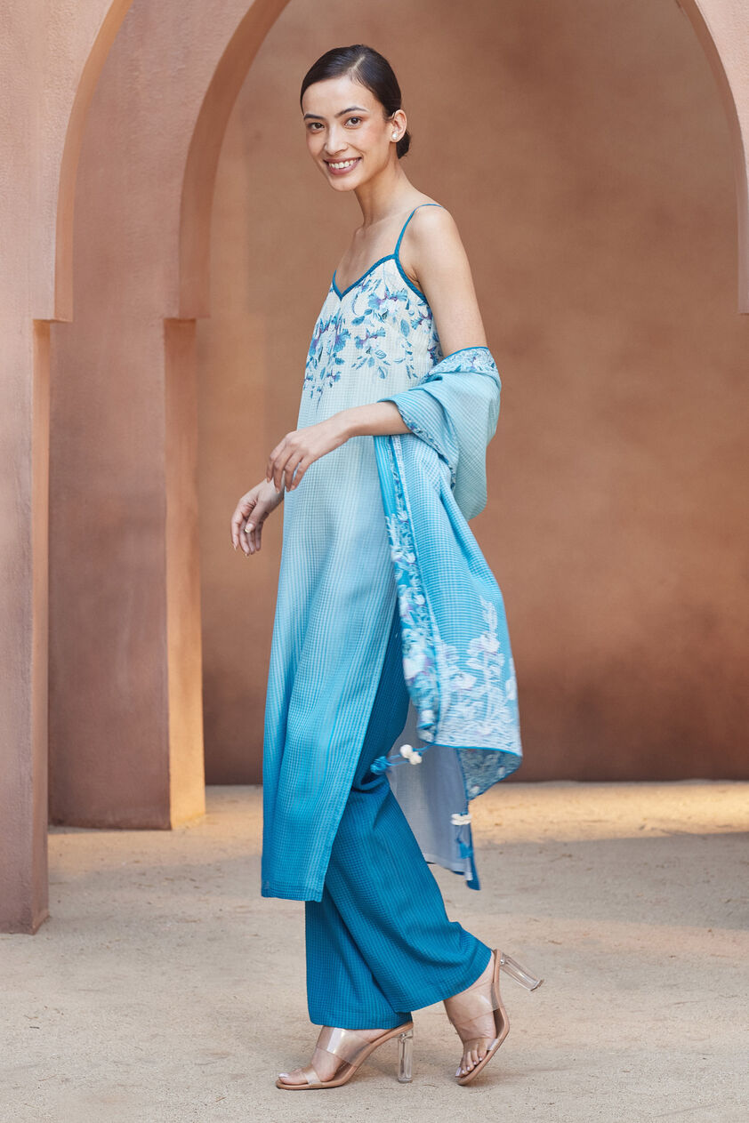 Alani Dupatta - Blue, Blue, image 2