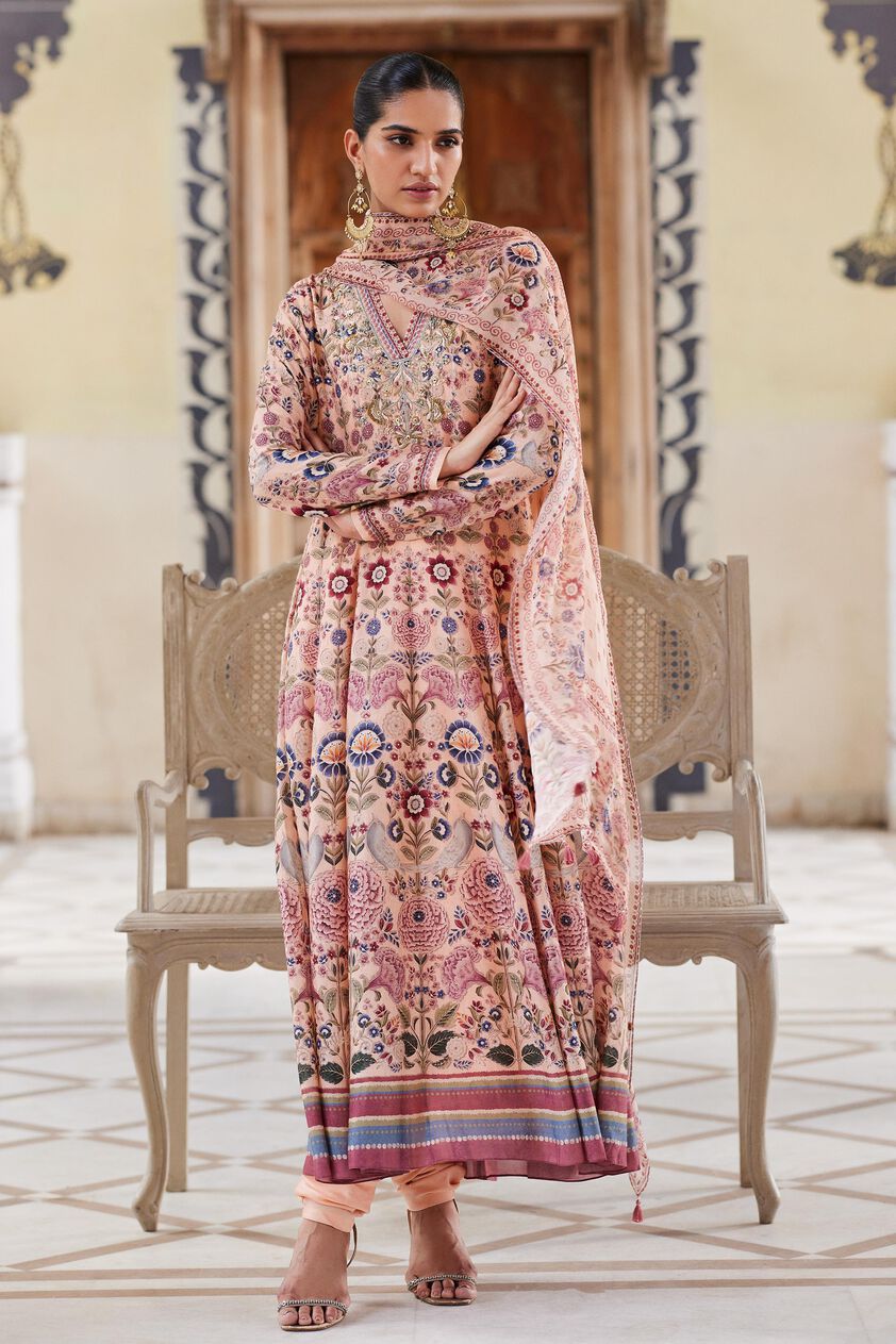 Izana Zari Suit Set - Peach, Peach, image 2
