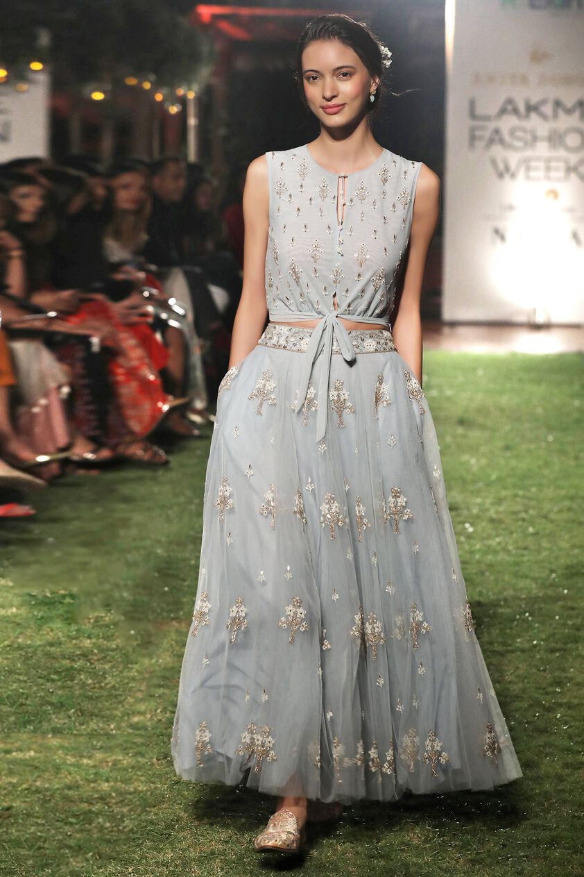 1 - Parnika Crop Top and Skirt, image 1