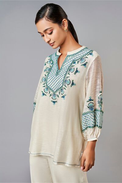 Embroidered Summer Top