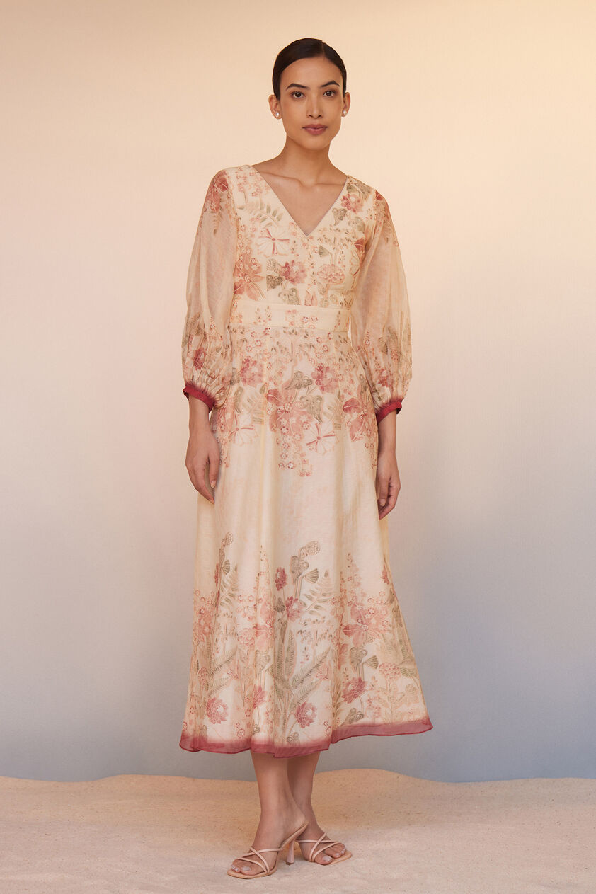 Winslet Dress - Cream, Cream, image 1
