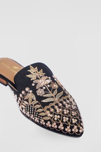 4 - Filigree Mules - Black, image 4