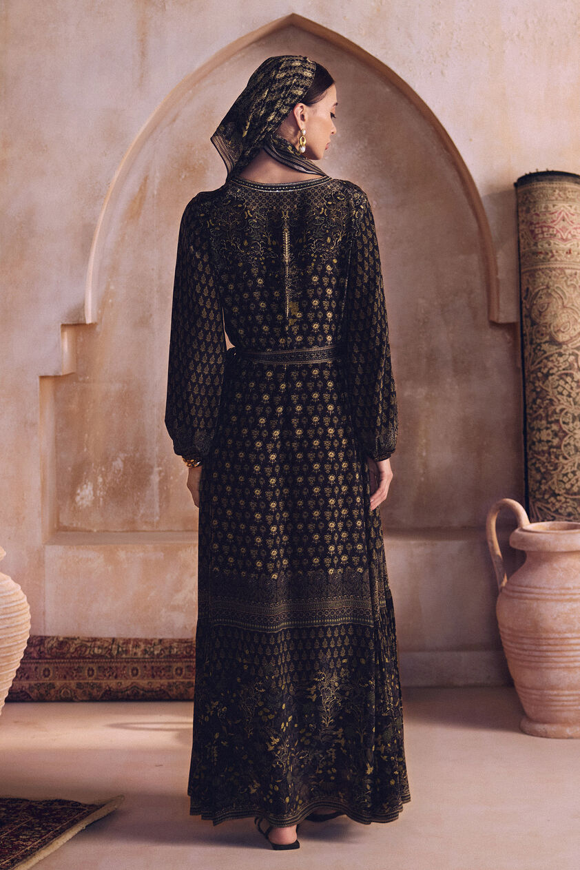 Samreen Kaftan - Black, Black, image 2
