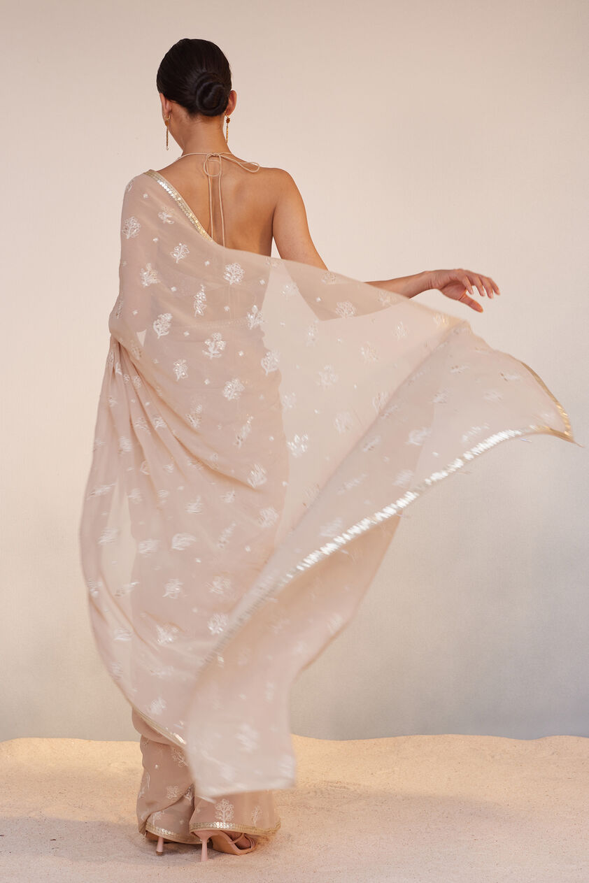 Iqra Saree - Flesh, Flesh, image 3