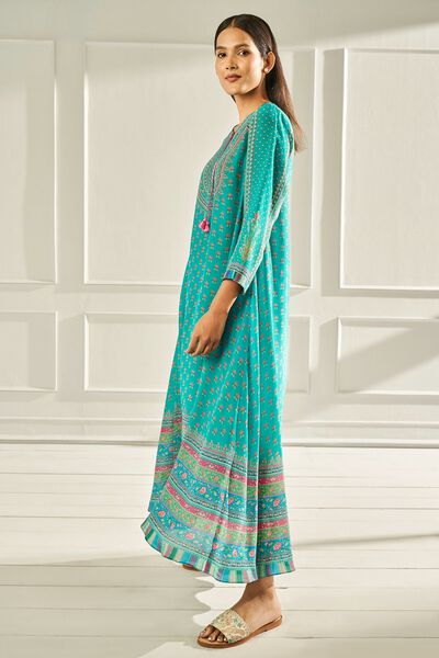 Ruha Dress - Aqua