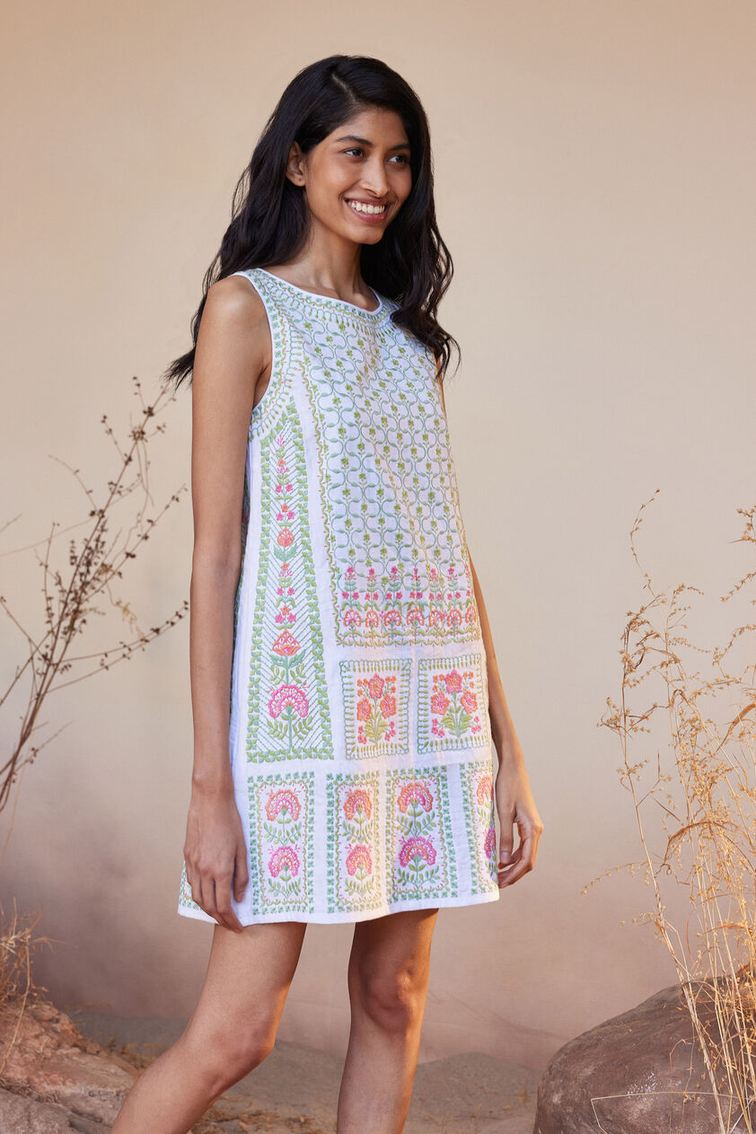 Luna Dress - White, White, image 6
