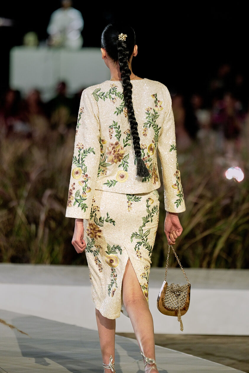 Meadowfern Embroidered Skirt Set - Ivory, Ivory, image 2