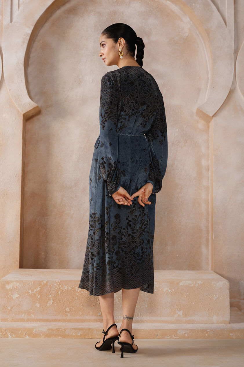 Jazal Dress - Blue, Blue, image 2