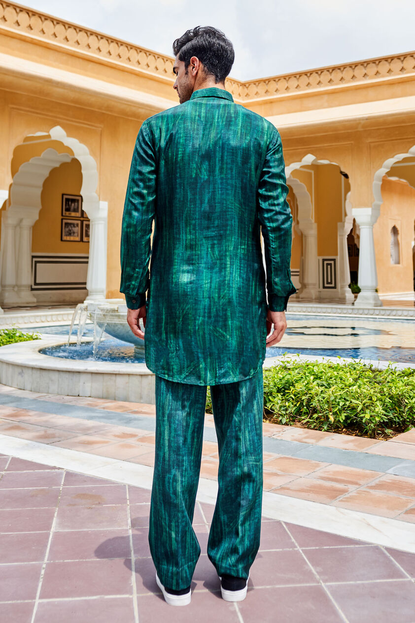 Krishiv Kurta - Green, Green, image 2