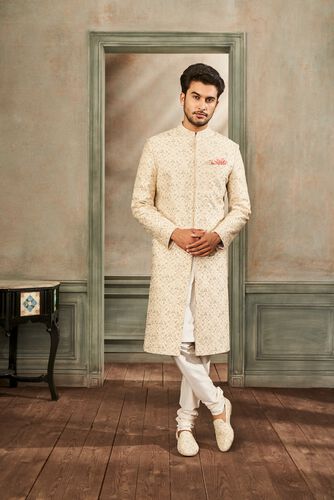 1 - Kunsh Sherwani – Ivory, image 1
