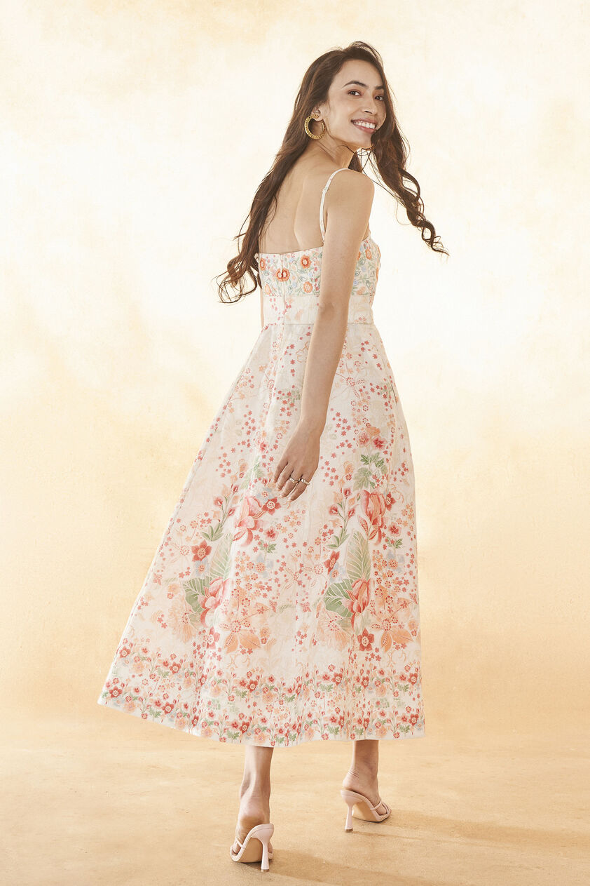 Rowan Dress - Cream, Cream, image 3